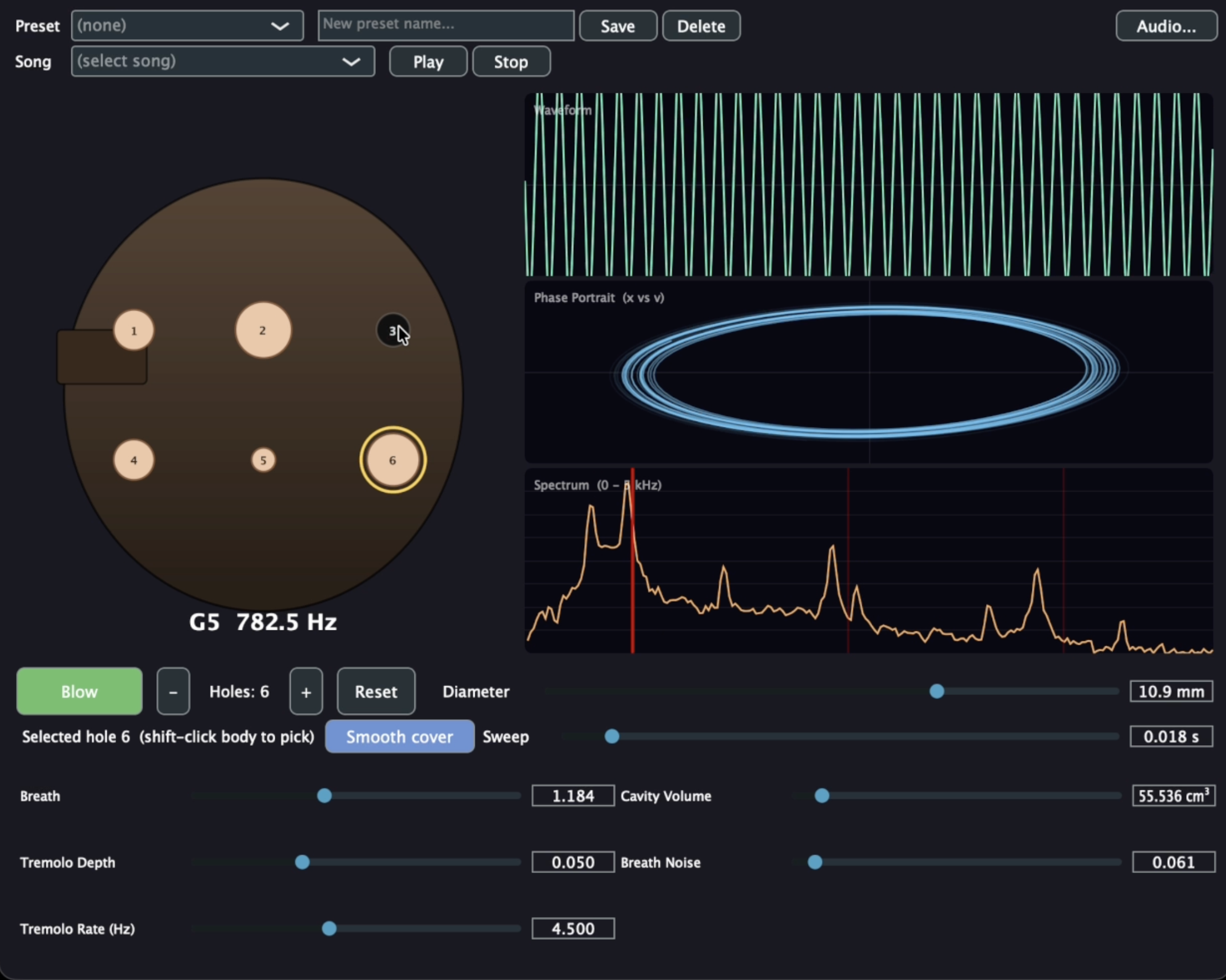 Ocarina Synthesizer